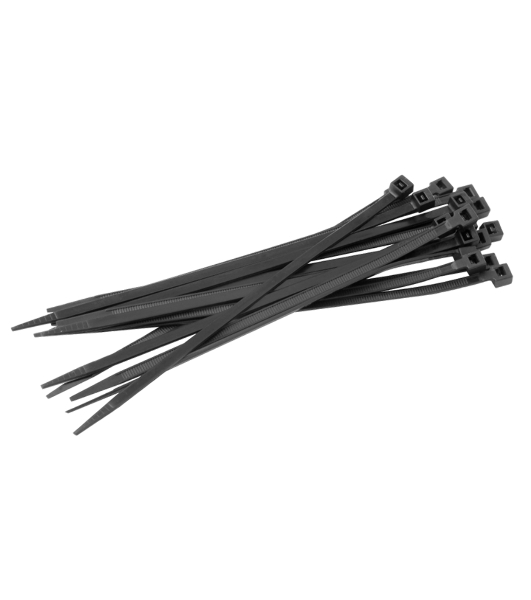 Хомут кабельный 4.8х250 нейл. черный (уп. 100 шт) EKF plc-cb-4.8x250