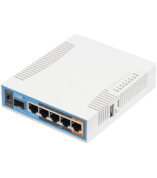Сетевое оборудование MikroTik RB962UiGS-5HacT2HnT Роутер 2.4+5ГГц, 802.11a/b/g/n/ac, 5x Ethernet 1G, 1x SFP