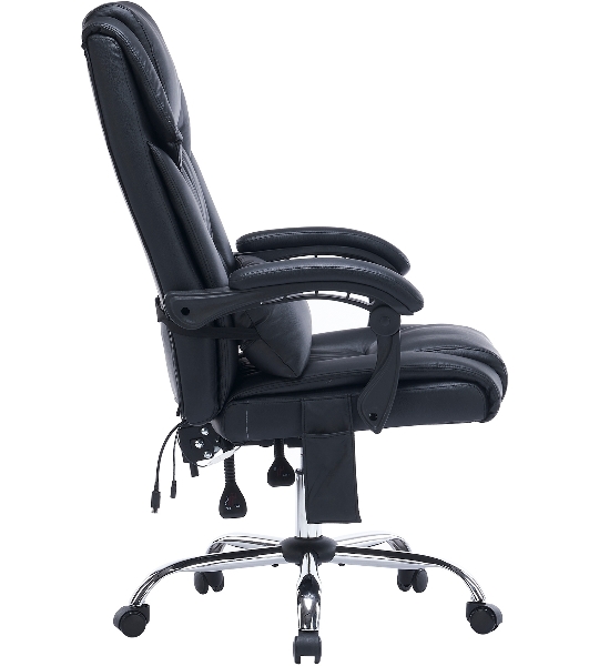 Кресло Cactus CS-CHR-OC02M-BK черный, экокожа