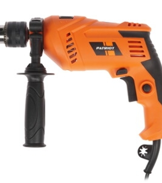 Дрель электрическая ударная PATRIOT FD 750h 120301444 с ударом, мощность 710Вт, макс.диаметр 13мм, глубиномер + дополнительная ручка