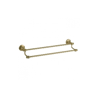 Держатель для полотенец Potato Bronze настенный, двойной 65 см P2609 антикварная бронза
