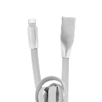 Кабель USB ACD-Infinity Lightning - USB-A TPE, 1.2м, белый, фото5