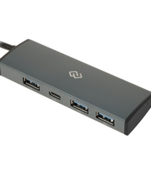 USB-концентратор Digma HUB-3U3.0С-UC-G, USB-C, USB 3.0 4 порта, USB