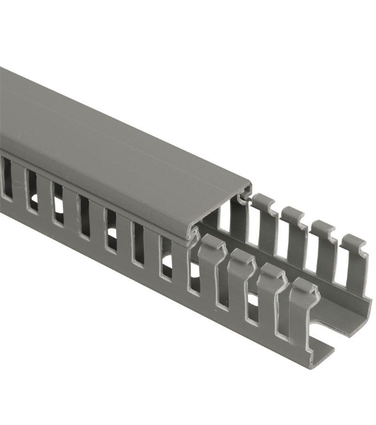 Кабель-канал перфорированный 80х60 4/6 'ИМПАКТ' IEK 2м IEK (CKM50-080-060-1-K03)