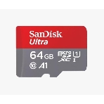 Флеш карта microSD 64Gb SanDisk microSDXC Class 10 Ultra UHS-I A1 140MB/s, фото 1