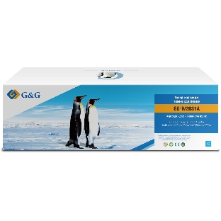 Картридж лазерный G&G GG-W2031A, 415A голубой (2100 стр.) для HP LJ M454/MFP M479