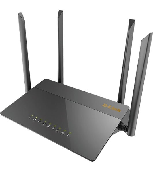 Маршрутизатор DIR-841/GF,DIR-841/GFRU AC1200 Wi-Fi Router, 1000Base-X SFP WAN, 4x100Base-TX LAN, 4x5dBi external antennas