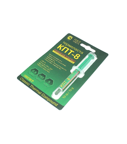 Термопаста КПТ-8 Connector шприц 10гр. (блистер)