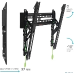 Кронштейн Arm media PLASMA-14 черный Кр. стал. наст. для TV 26'-65', max 50 кг, 1 ст св., нак. 0°-12° от ст. 37 мм, max VESA 400x400 мм., фото2
