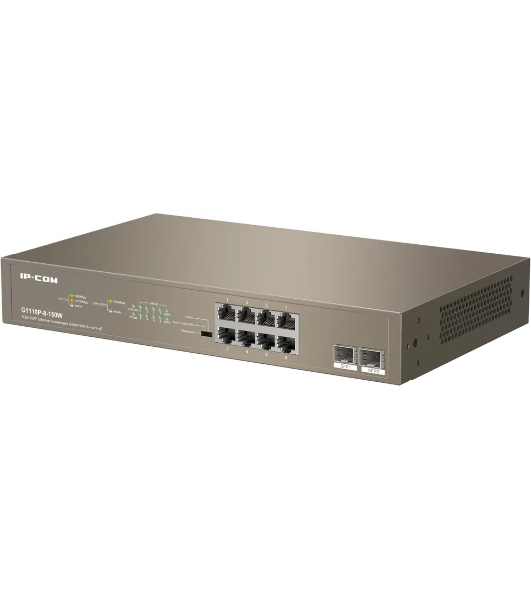 Коммутатор 8PORT 1000M POE G1110P-8-150W IP-COM