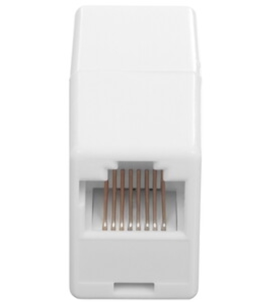 Проходной адаптер Rexant RJ-45(8P-8C), UTP неэкранированный, cat.6, (гнездо-гнездо)