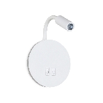 Настенный светодиодный светильник Ambrella light FW295 SWH белый песок LED 6400К+4200K 6W+3W D150*163, фото 1