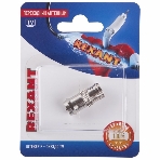 Переходник антенный Rexant штекер F - гнездо TV (1 шт.), фото 1