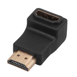 Переходник штекер Rexant HDMI - гнездо HDMI, угловой