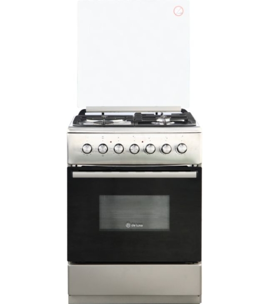 Комбинированная плита De Luxe 606031.00гэ 005 нерж. сталь