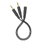 Адаптер аудио A4Tech AD-4P Jack 3.5 (f)/2xJack 3.5 (m) 0.2м. черный, фото6