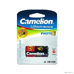 Батарея Camelion CR123A BL-1 (CR123A-BP1, батарейка фото,3В), фото2