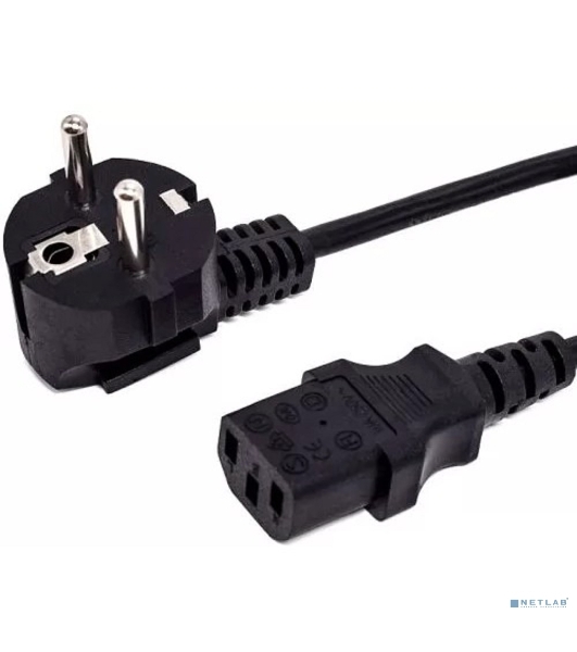 Кабель питания Filum FL-PC6-EU-C13-1M CEE 7/7- С13, 3х0.5мм?, 220В, 6A, чёрный, 1 м.