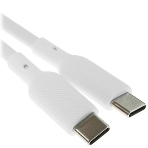 Кабель Qumo, Type С - Type C, 1м, 20В, 5А, 100 Вт, опл. PVC/пружинка у коннектора, кон. PVC, черный, фото3