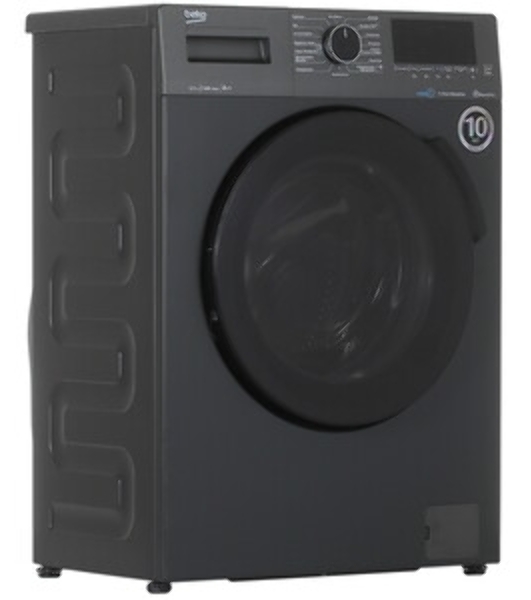 Стиральная машина Beko WSPE6H616A черный, загрузка фронтальная 6,5 кг, 1200 об/мин., класс: А++