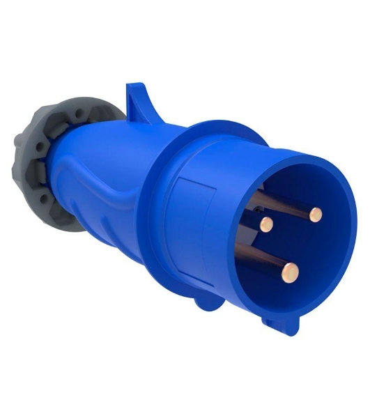 Вилка эл. каб. 16А 2P+PE 220В IP44 MAGNUM ССИ-013 IEK PSN01-016-3