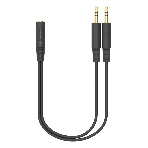 Адаптер аудио A4Tech AD-4P Jack 3.5 (f)/2xJack 3.5 (m) 0.2м. черный, фото5