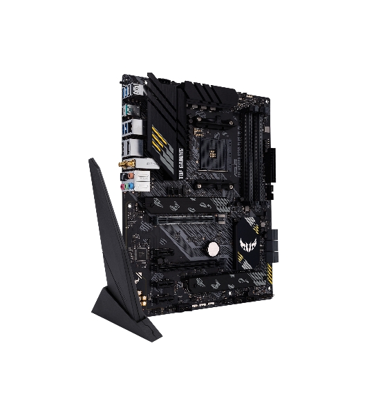 Материнская плата ASUS TUF GAMING B550-PLUS WIFI II, AM4, AMD B550, 4xDDR4, 6xSATA, 2xM.2, 1xPCI-E 3.0 x16, 1xPCI-E 4.0 x16, 3xPCI-E x1, 1xDP, 1xHDMI, 1x 2.5Gb LAN, 2xUSB-A 3.2 Gen 1, 1xUSB-A 3.2 Gen 2, 1xUSB-C 3.2 Gen 2, 3x3.5 мм, 7.1, ATX