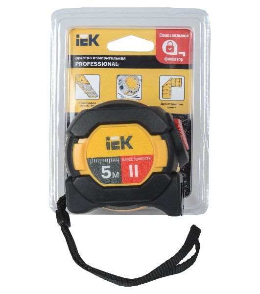 Рулетка измерительная Professional 5м IEK TIR10-3-005