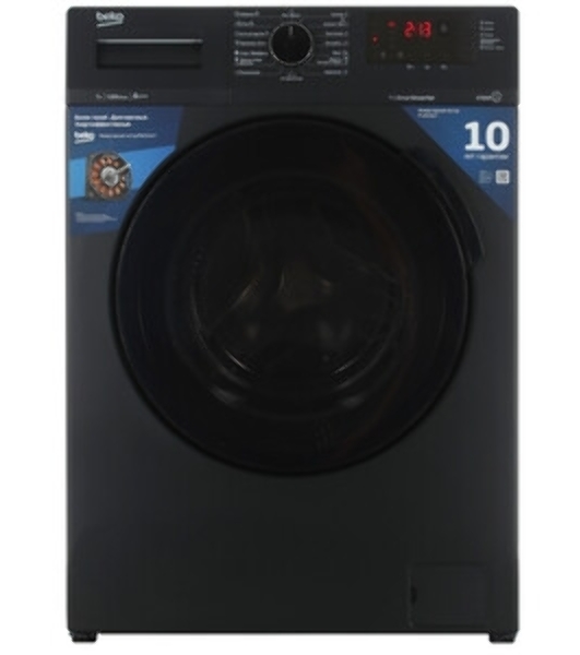 Стиральная машина Beko WSPE7612A антрацит, загрузка фронтальная 7 кг, 1200 об/мин., класс: А