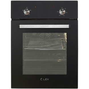Духовой шкаф электрический Lex EDM 4540 BL черный, встраиваемый