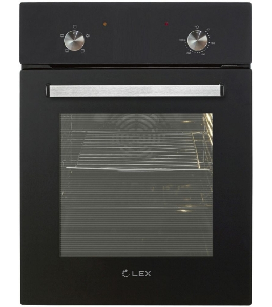 Духовой шкаф электрический Lex EDM 4540 BL черный, встраиваемый