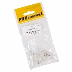 Разъем PROconnect RJ-45(8P8C) под витую пару, UTP, cat.5e (15 µ'/15 микродюймов), пакет, 5шт., фото 1