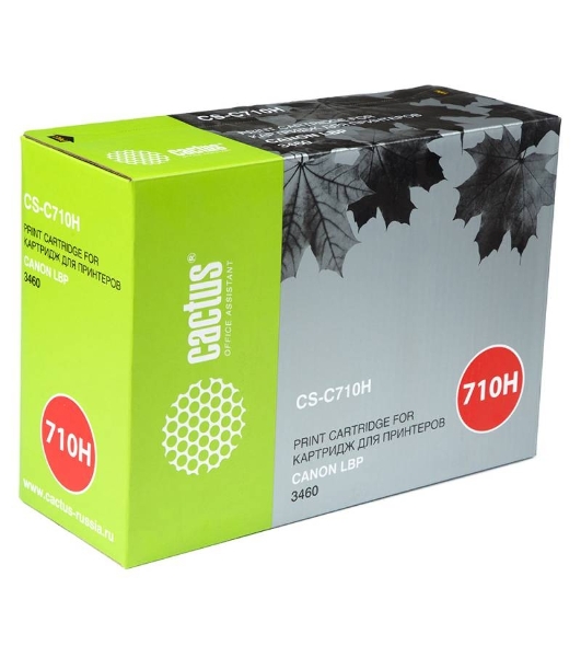 Картридж лазерный Cactus CS-C710H черный (12000 стр.) для Canon LBP3460
