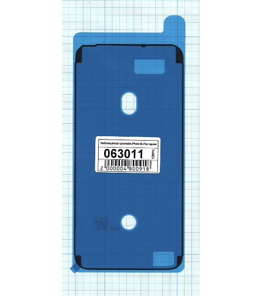 Водозащитная прокладка (проклейка) для iPhone 6s Plus. черная