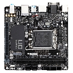 Материнская плата Gigabyte H610I, LGA 1700, Intel H610, 2xDDR5, 4xSATA, 1xM.2, 1xPCIe 4.0 x16, 1xHDMI, 1xVGA, 2xDP, 1x 1Gb LAN, 2xUSB-A 3.2 Gen 1, 4xUSB-A 2.0, 3x 3.5 мм, 7.1, Mini-ITX, фото10