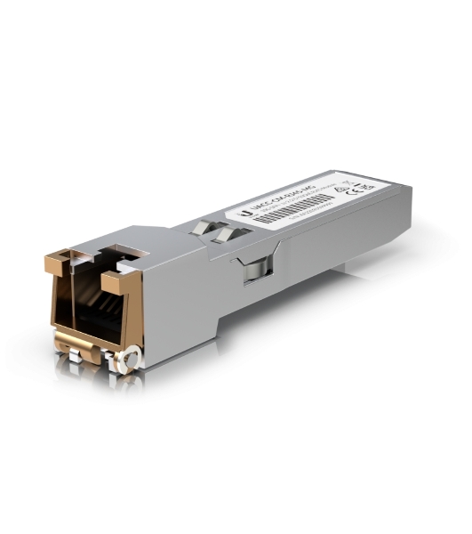 Трансивер Ubiquiti UACC-CM-RJ45-MG, SFP+ to RJ45 transceiver module that supports 10G connections up to 100 m