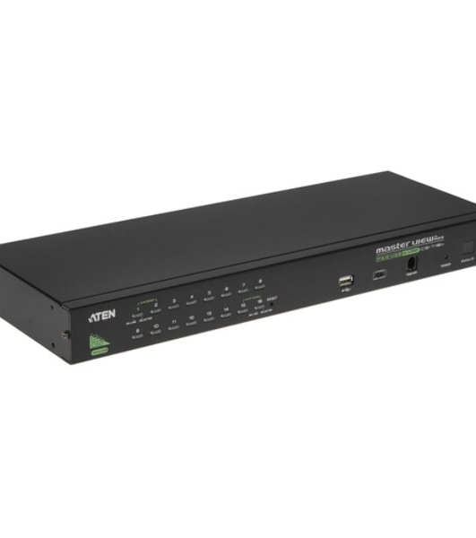 Переключатель KVM ATEN CS1716A-AT-G 16-port, USB, rackmountable, в компл. кабели 2x1.8м
