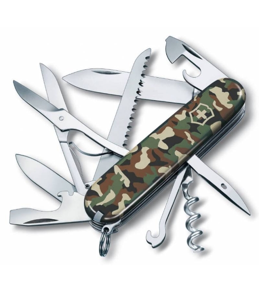 Нож перочинный Victorinox Huntsman (1.3713.94) 91мм 15функций камуфляж карт.коробка