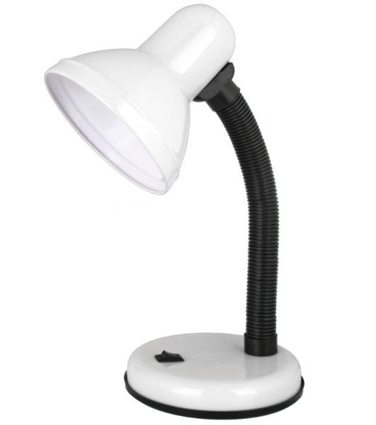 Светильник UF-301P С01 настол. 230В 60Вт бел. Ultraflash 12367