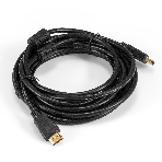 Кабель HDMI ExeGate EX-CC-HDMI-5.0F (19M/19M, 5м, v1.4b, ферритовые кольца, позолоченные контакты), фото2