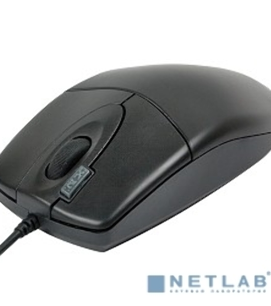 Мышь проводная A4Tech OP-620D черный, 1000 dpi, USB, кнопки - 4