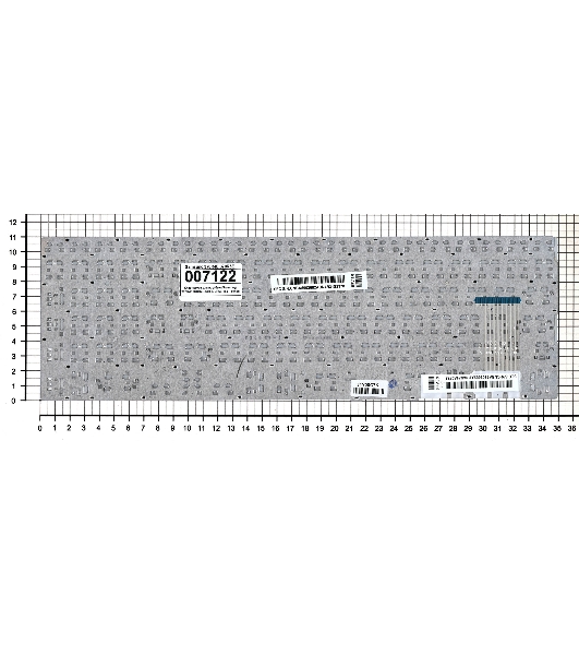 Клавиатура для ноутбука Samsung NP370R5E NP510R5E белый
