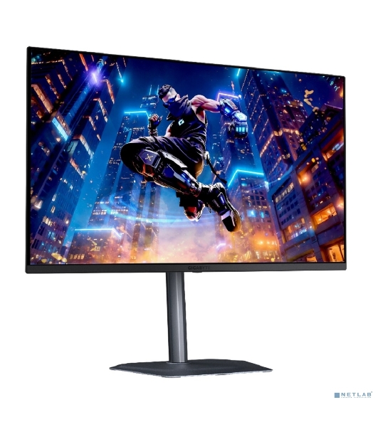 Монитор 32' Gigabyte MO32U2 EK QD-OLED 3840x2160, 240 Гц, 0.03 мс, 16:9, 1000 кд/м² (пиковая), 2×HDMI 2.1, DP 1.4, USB-C (18 Вт PD), USB Hub (2×USB 3.2 + 1×USB-B), 3.5 Jack, динамики (2×5 Вт), DisplayHDR True Black 400, FreeSync Premium Pro, G-Sync, черный