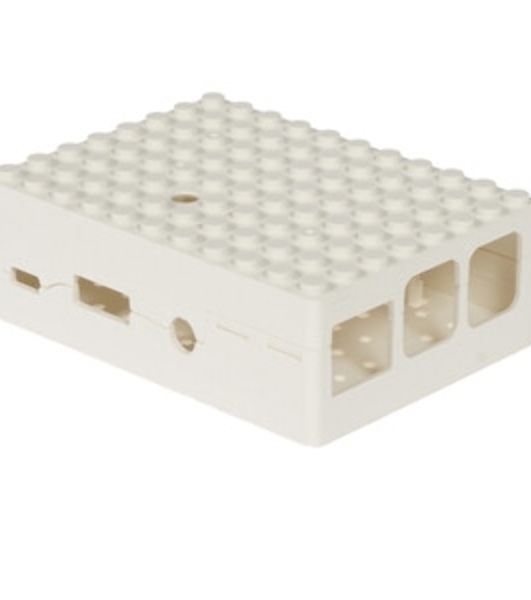 Корпус ACD RA181 белый для микрокомпьютера Raspberry Pi 3 White ABS Plastic Building Block case for Raspberry Pi 3