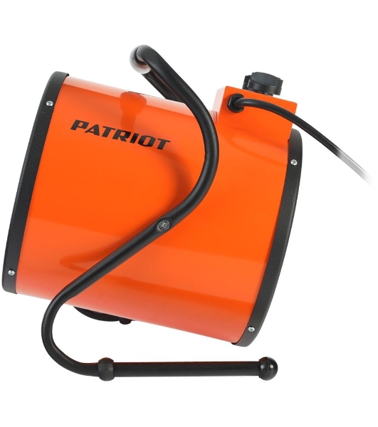 Электрокалорифер PATRIOT PT-R 5 633307265 (Мощность по ступеням 3.0/4.5 кВт, поток воздуха 420м3/час, вес 7кг)