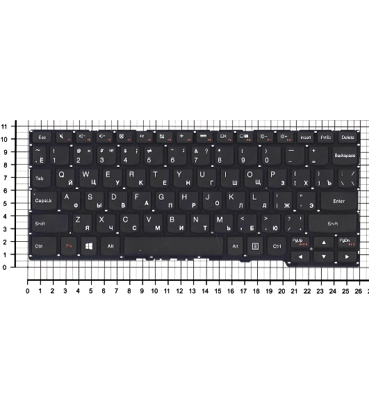 Клавиатура для ноутбука Lenovo Ideapad A10 черная