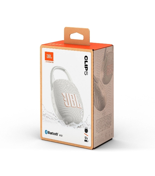 Портативная акустика JBL CLIP 5, белый