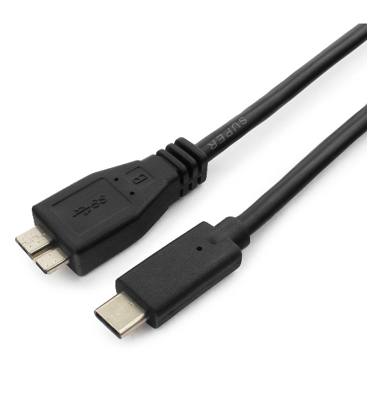 Кабель Cablexpert CCP-USB3-mBMCM-6 USB3.0 microBM/USB3.1TypeC, 1.8м, 