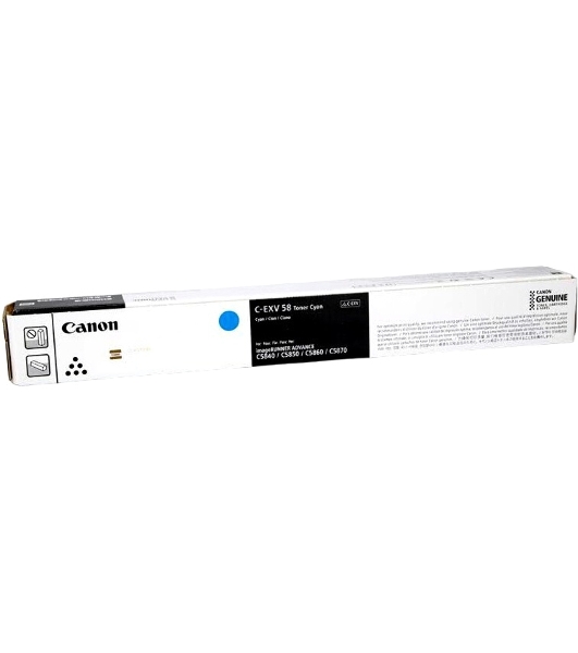 Тонер C-EXV 58 Toner Cyan
