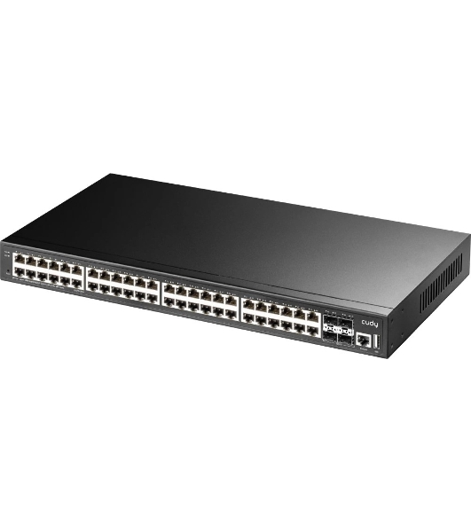 Коммутатор Cudy GS5048S4, 48×1 Гбит/с + 4×10 Гбит/с SFP+